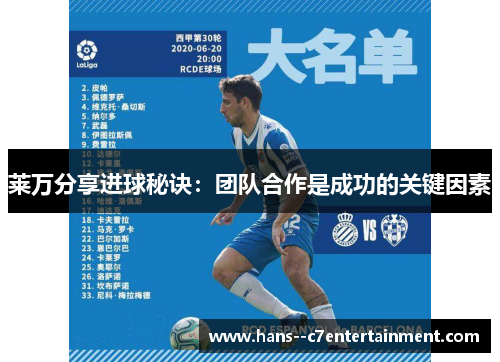 莱万分享进球秘诀:团队合作是成功的关键因素 莱万分享进球秘诀:团队合作是成功的关键因素