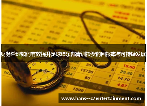 财务管理如何有效提升足球俱乐部青训投资的回报率与可持续发展
